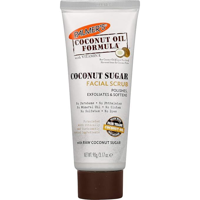 Palmer's Coconut Oil Formula Coconut Sugar Facial Scrub Exfoliator, 3.17 Ounces | Amazon (US)
