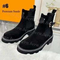 Premium Suede/Leather Women's Fashion Ankle Boots Half Boots Martin Boots Gifts for Winter | DHGate