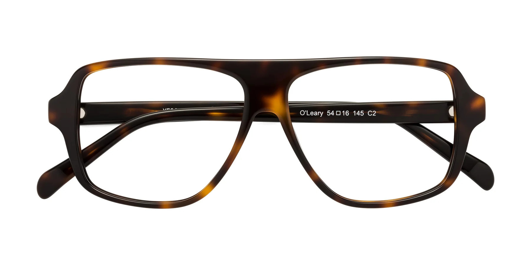 Tortoise Oversized Grandpa Acetate Aviator Eyeglasses - O'Leary | Yesglasses