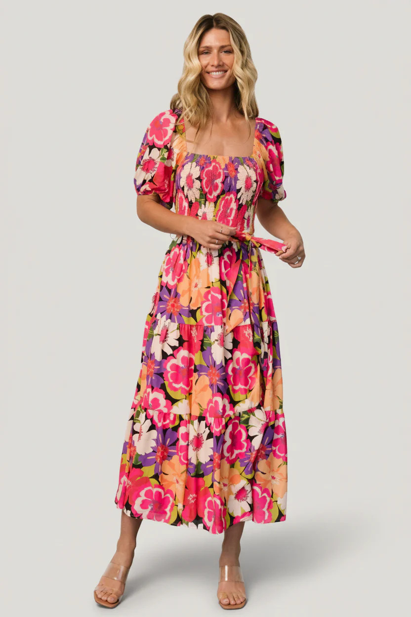 Mazatlan Maxi Dress — Vibrant Floral Maxi | Baltic Born | Baltic Born