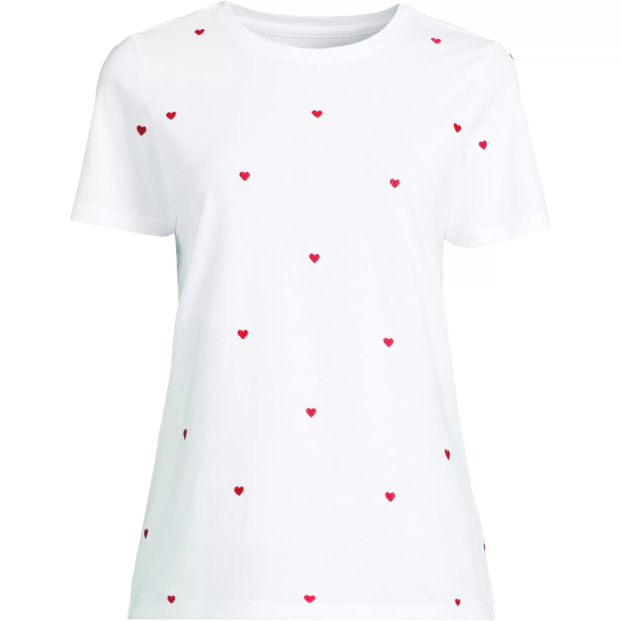 Supima Cotton Crewneck T-Shirt | Lands' End (US)