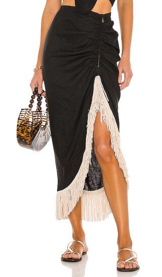 Just BEE Queen Mallorca Skirt in Black. - size XS (also in M, S) | Revolve Clothing (Global)
