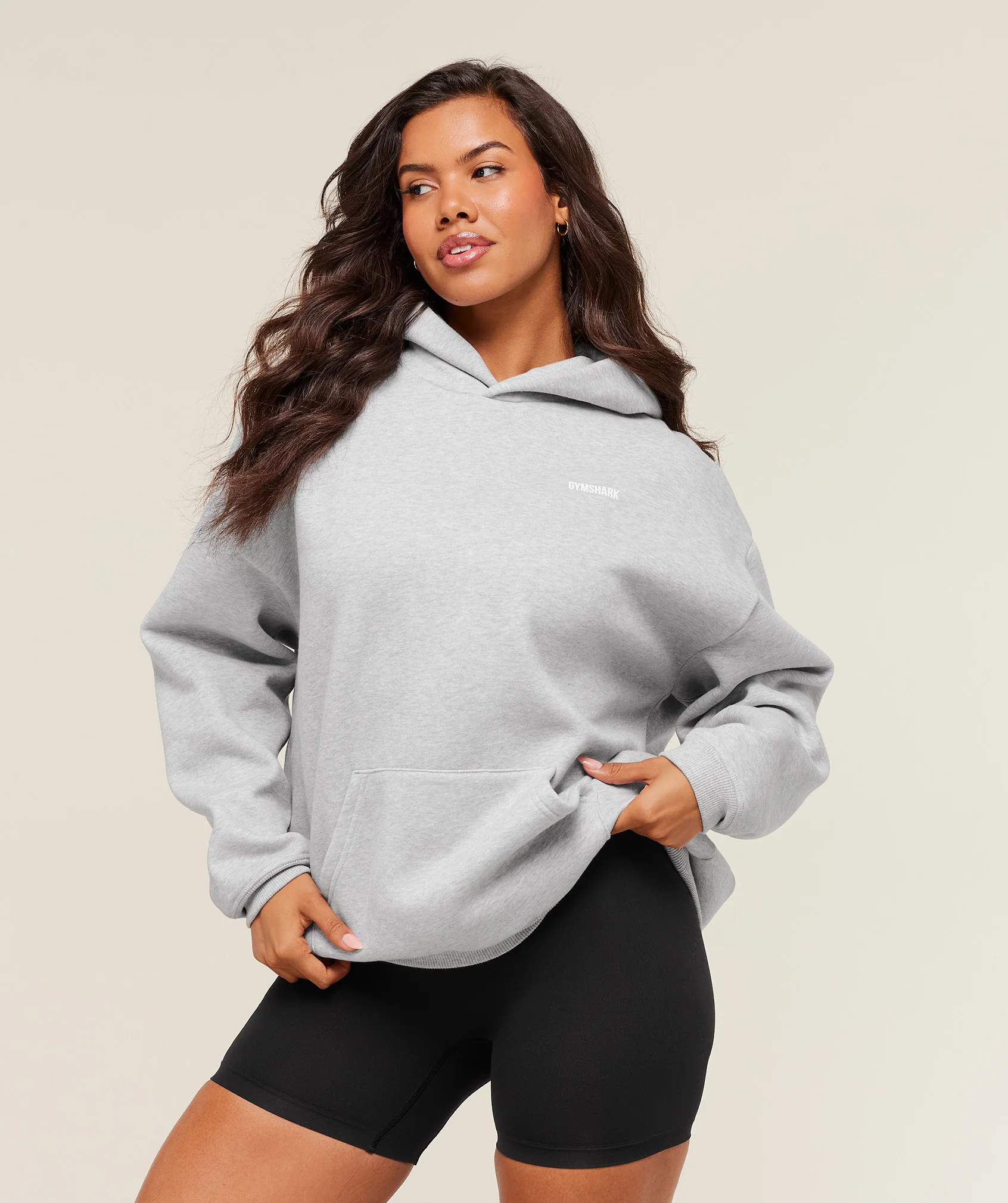 Gymshark Cosy Luxe Hoodie - Soft Grey Marl | Gymshark CA