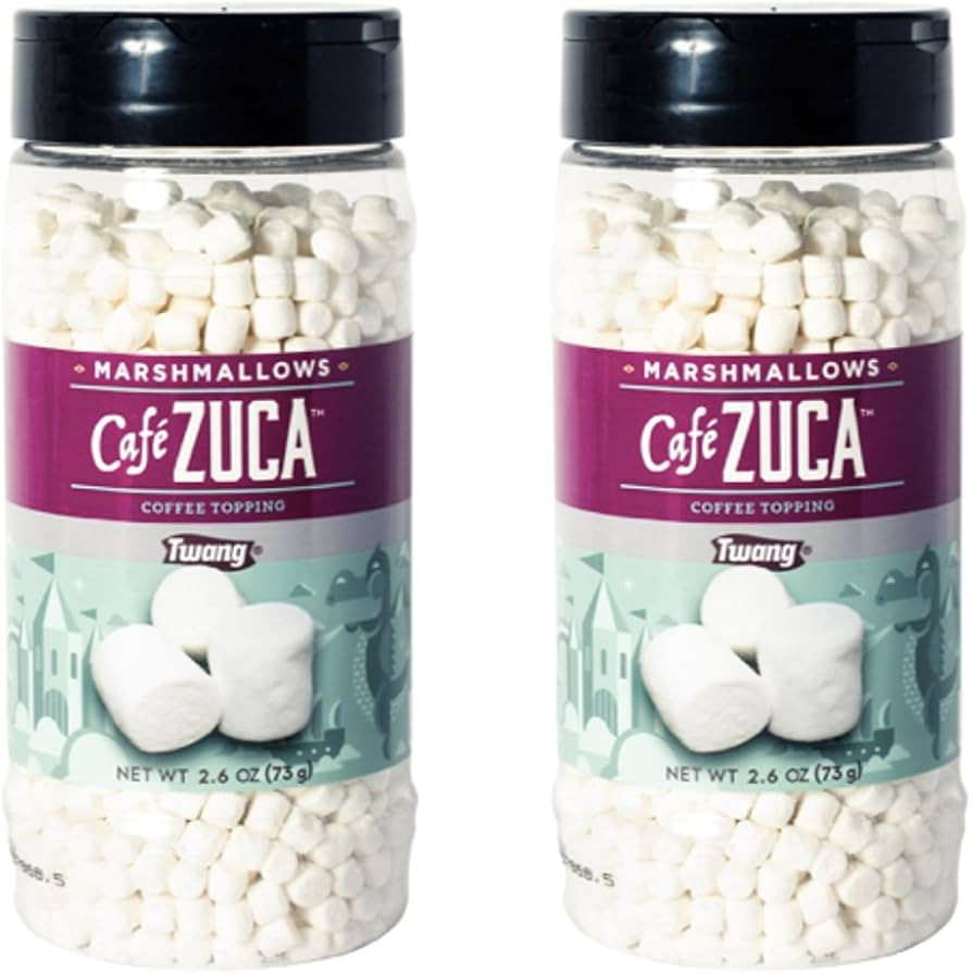 Twang Café Zuca Dehydrated Mini Marshmallows, Coffee Topping, 2.6oz - 2 pack | Amazon (US)