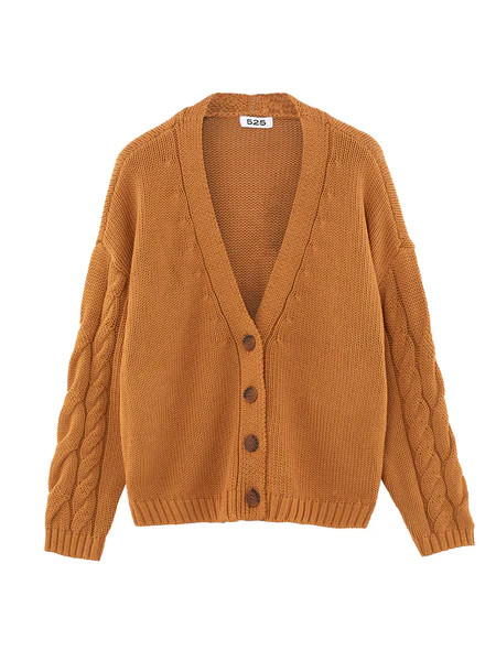 Cotton Cable Cardigan | 525 America