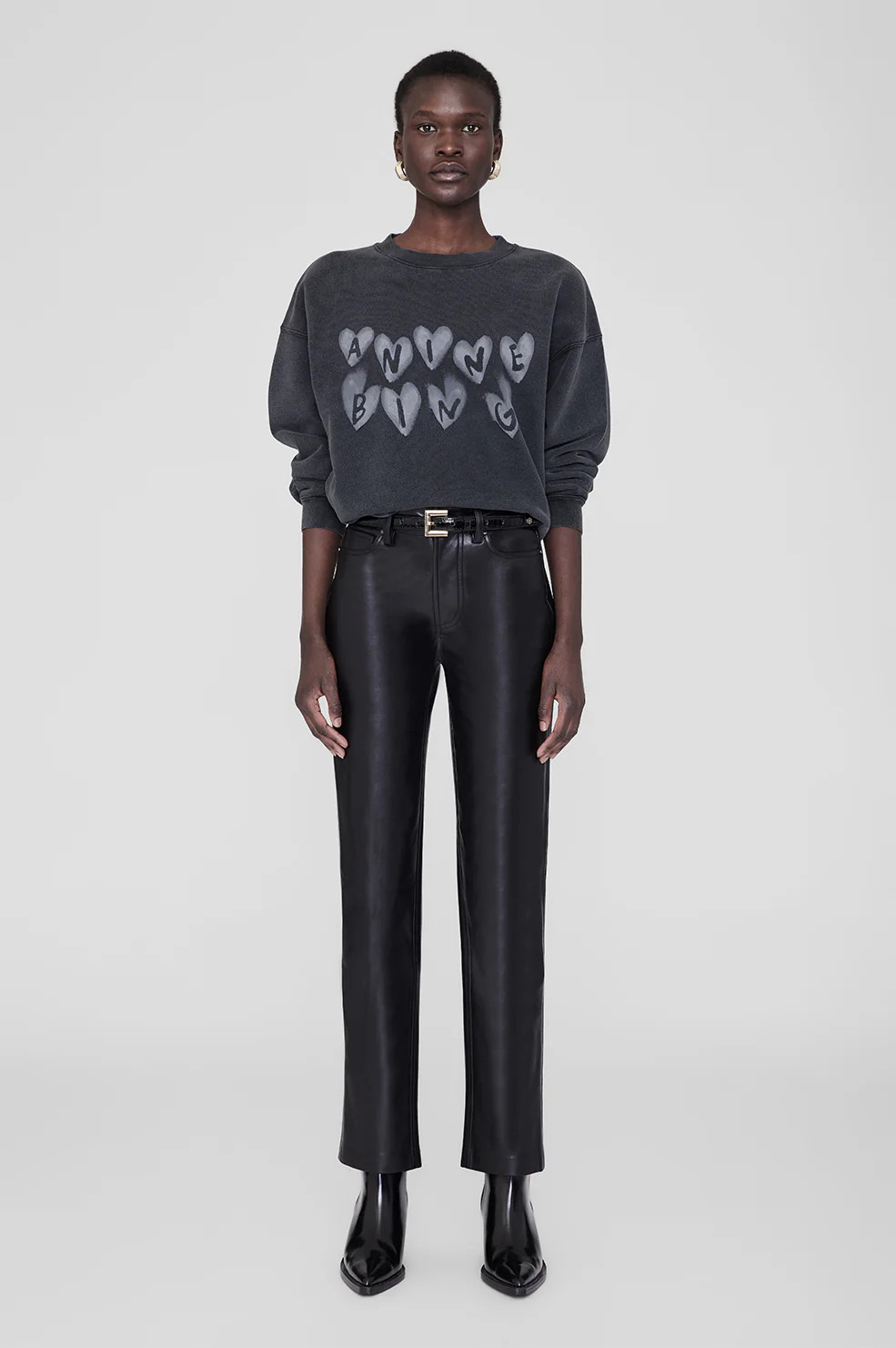 Spencer Sweatshirt Hearts | Anine Bing