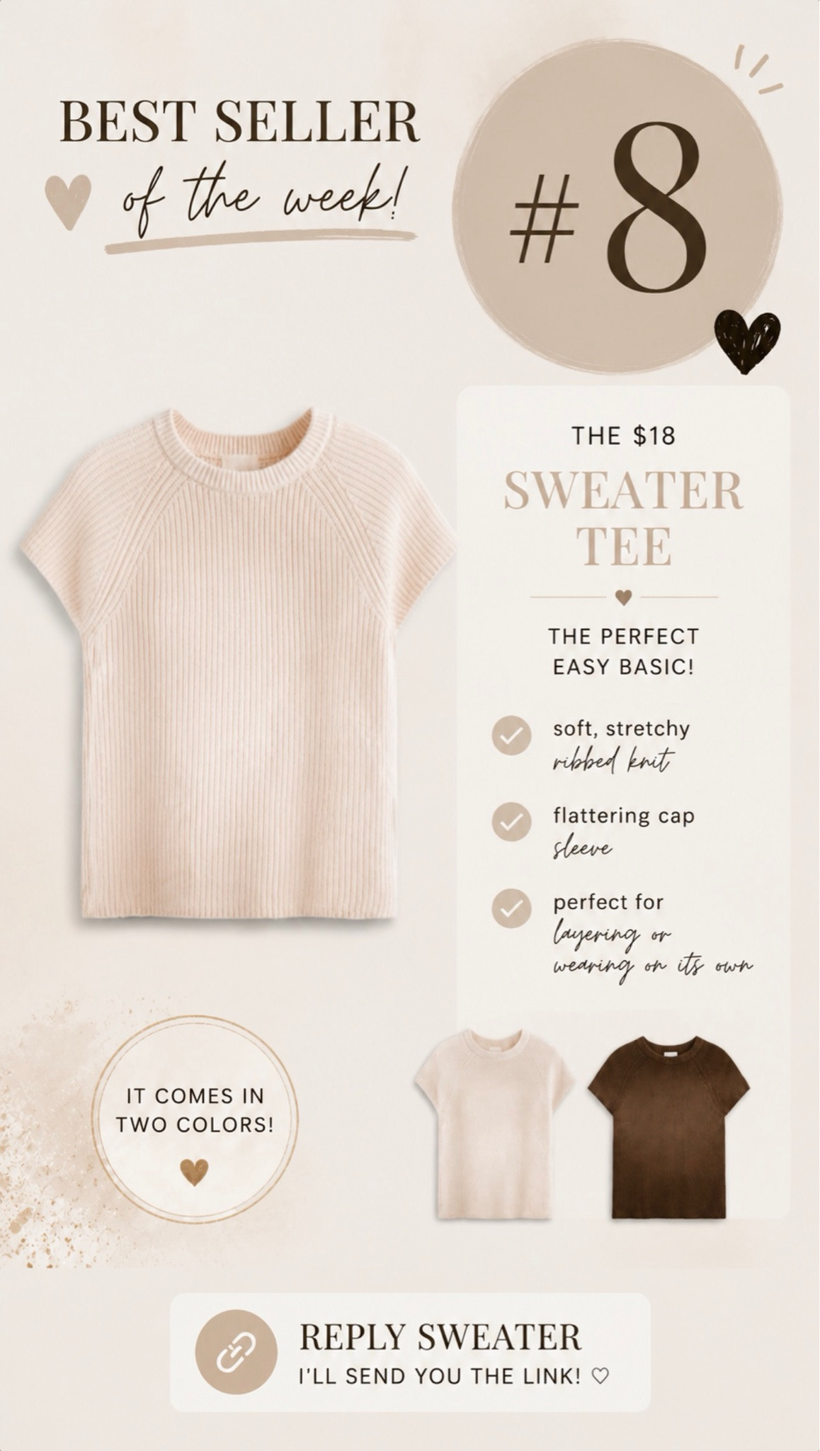 Can’t get over the $18 sweater tee

#LTKSaleAlert #LTKOver40 #LTKSeasonal