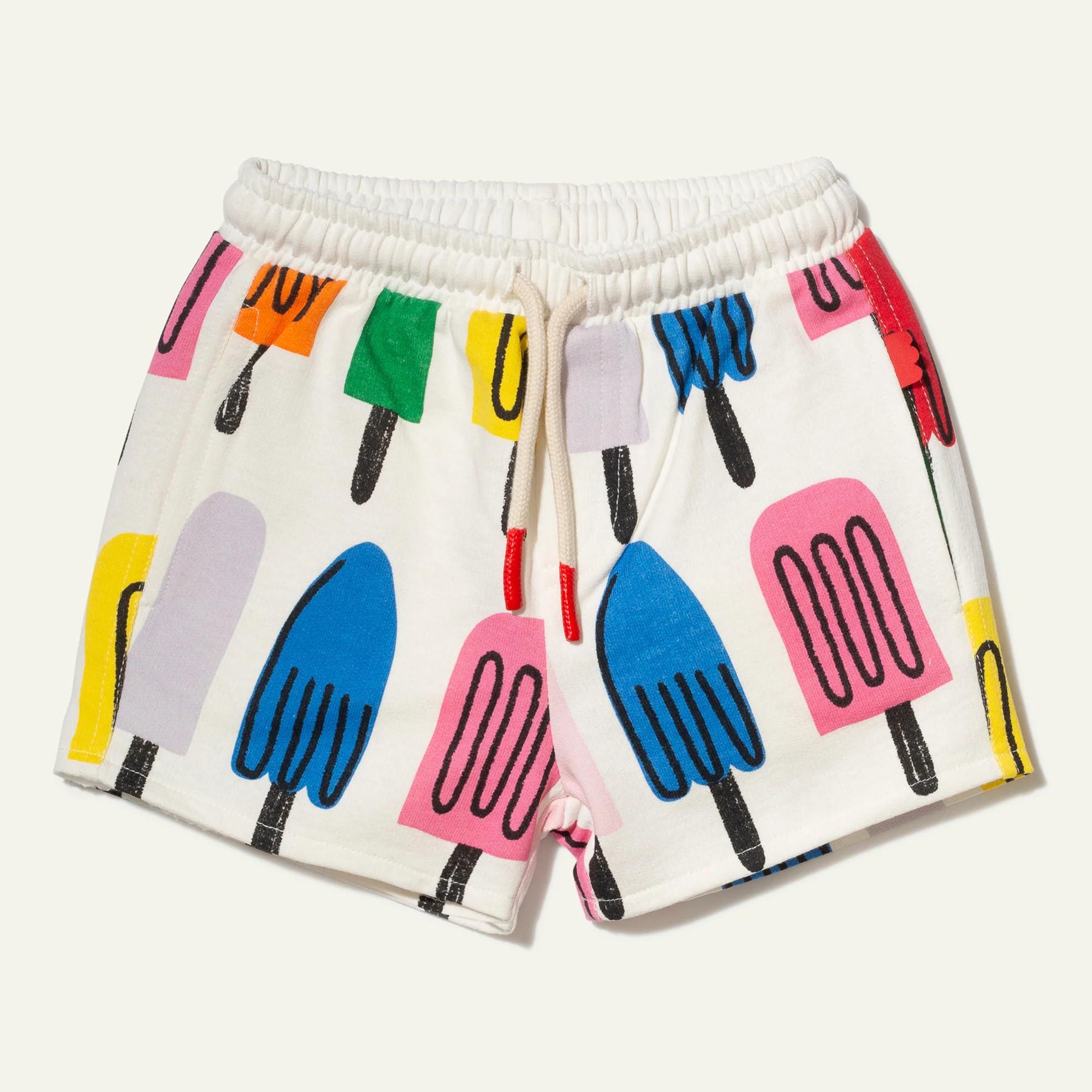 Recycled Cotton Ice Pop Cropped Kid Short | Mon Coeur