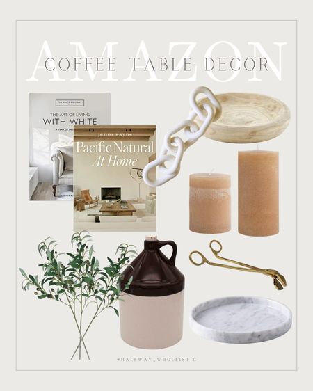 Amazon Coffee Table Decor! 

#LTKhome #LTKFind #LTKSeasonal