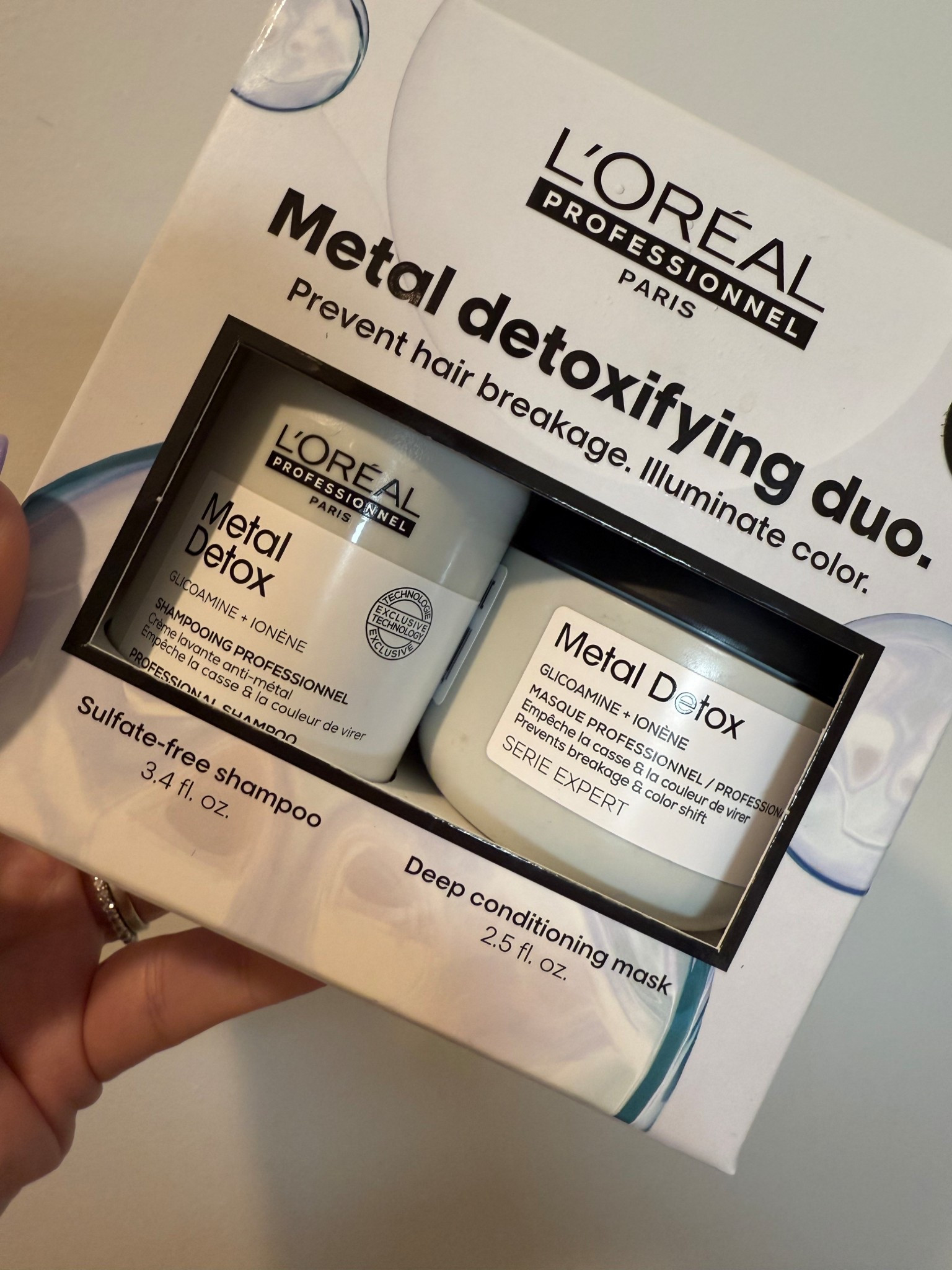 With the water in LA my hair color always ends up brassy, I’m excited to try this metal detox starter kit from L’Oreal 

#LTKBeauty