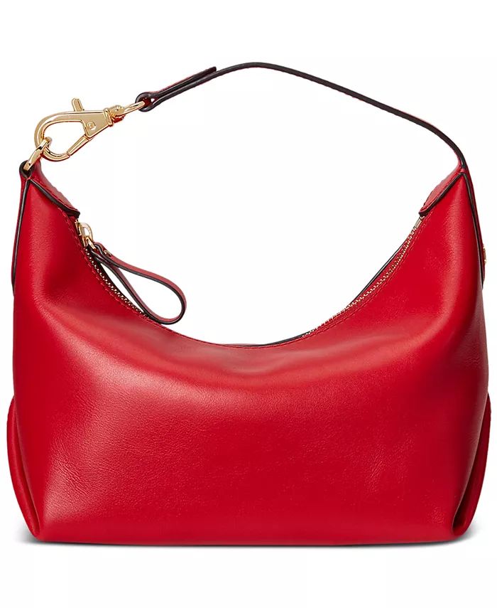 Lauren Ralph Lauren Kassie Medium Leather Convertible Shoulder Bag - Macy's | Macy's