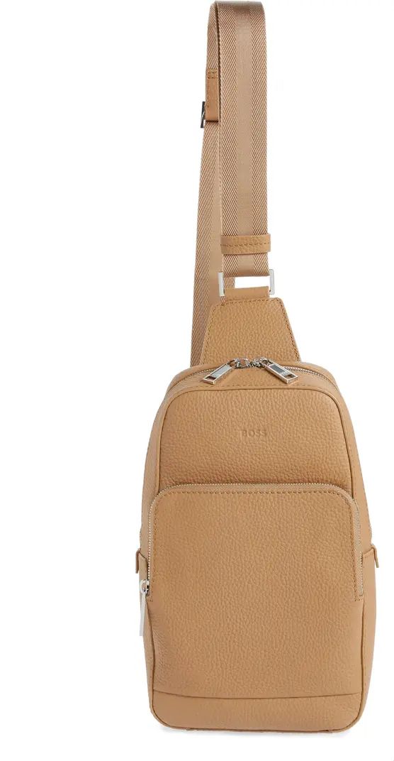 BOSS Crosstown Leather Sling Pack | Nordstrom | Nordstrom