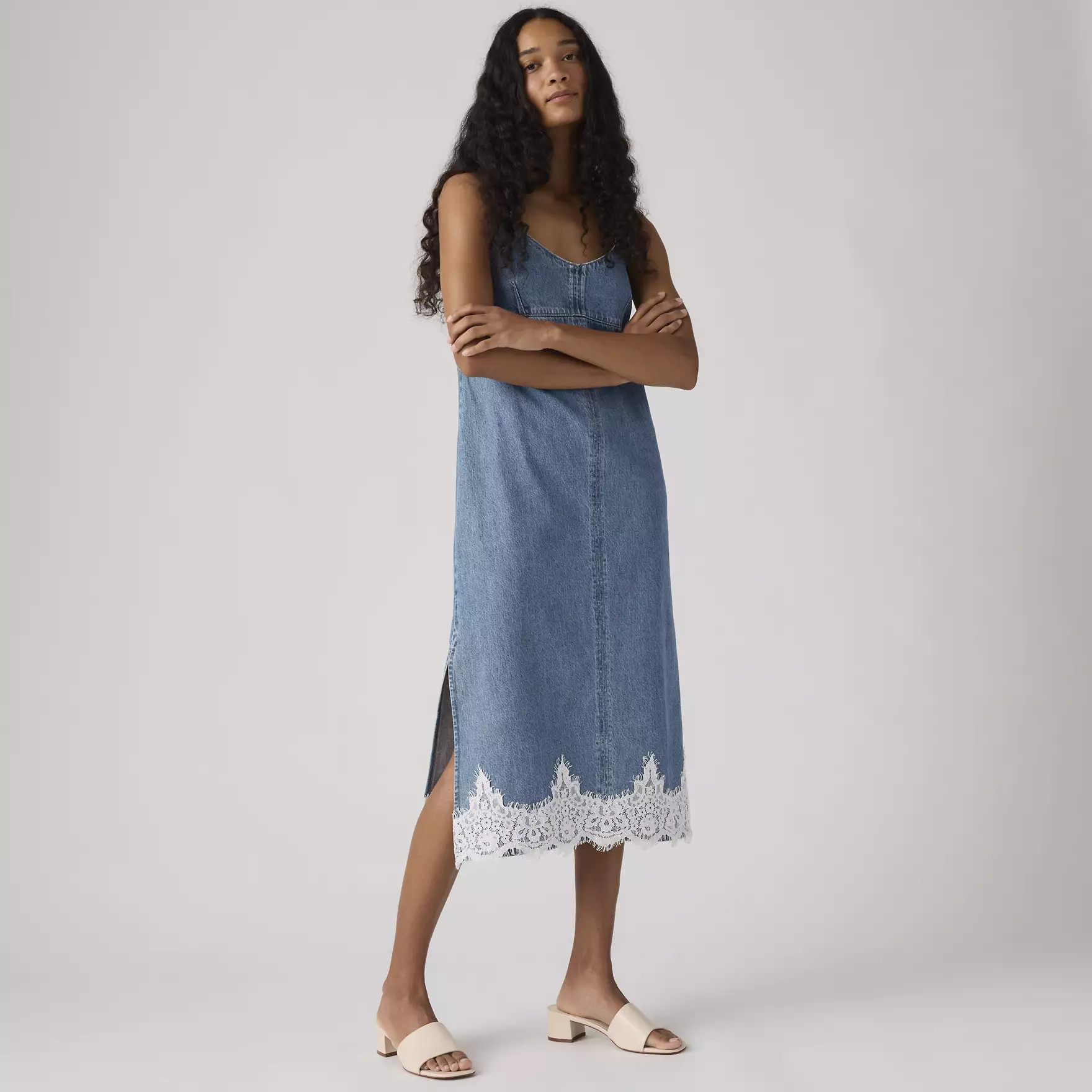 90's Denim Slip Midi Dress | Levi's US