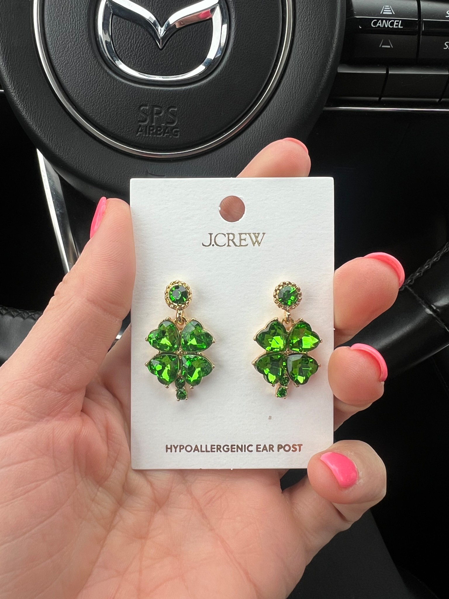 OMG! So cute for St. Patrick’s Day events!!! and ON SALE!! 
@jcrew 
.
.
Jewelry St. Patrick’s day Easter shamrock style inspo date day vacation resort holiday decor ideas elegant green

#LTKBeauty #LTKSaleAlert #LTKSeasonal