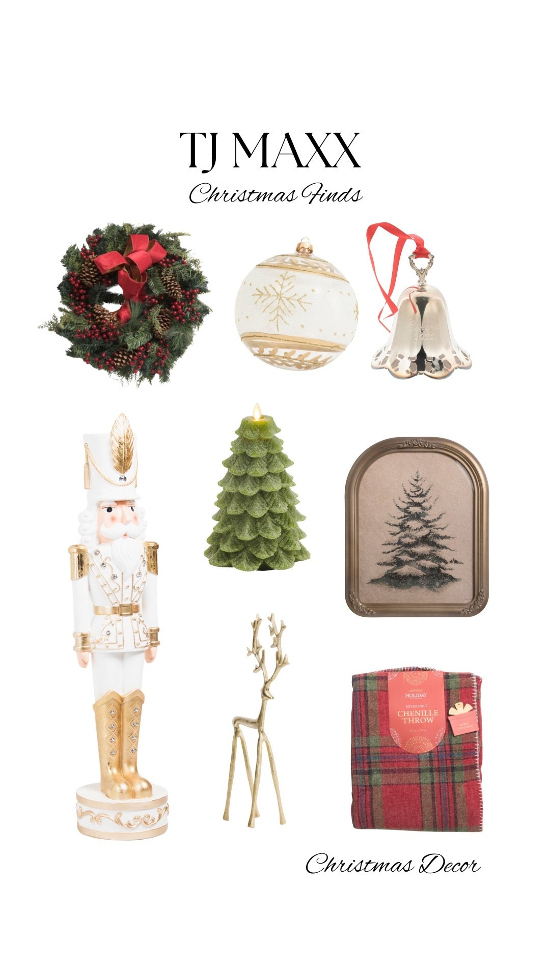 TJ maxx does not disappoint! I’m loving all these Christmas decor pieces and all affordable! 

#LTKHome #LTKHoliday #LTKSeasonal