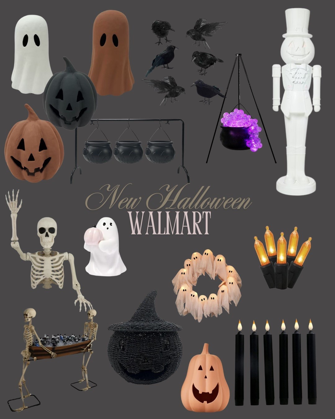 New Halloween at Walmart! A lot of these things will sell out. The new pumpkin head nutcracker is going to be so popular

#LTKParties #LTKSeasonal #LTKHome