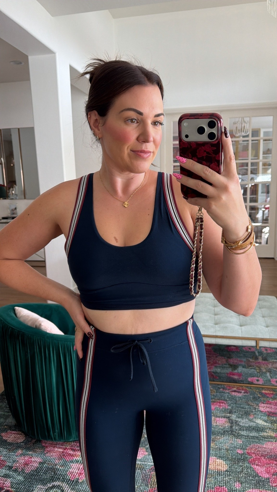 curvy midsize workout look! wearing size large in sports bra and size 8 in leggings

#LTKSeasonal #LTKMidsize #LTKActive