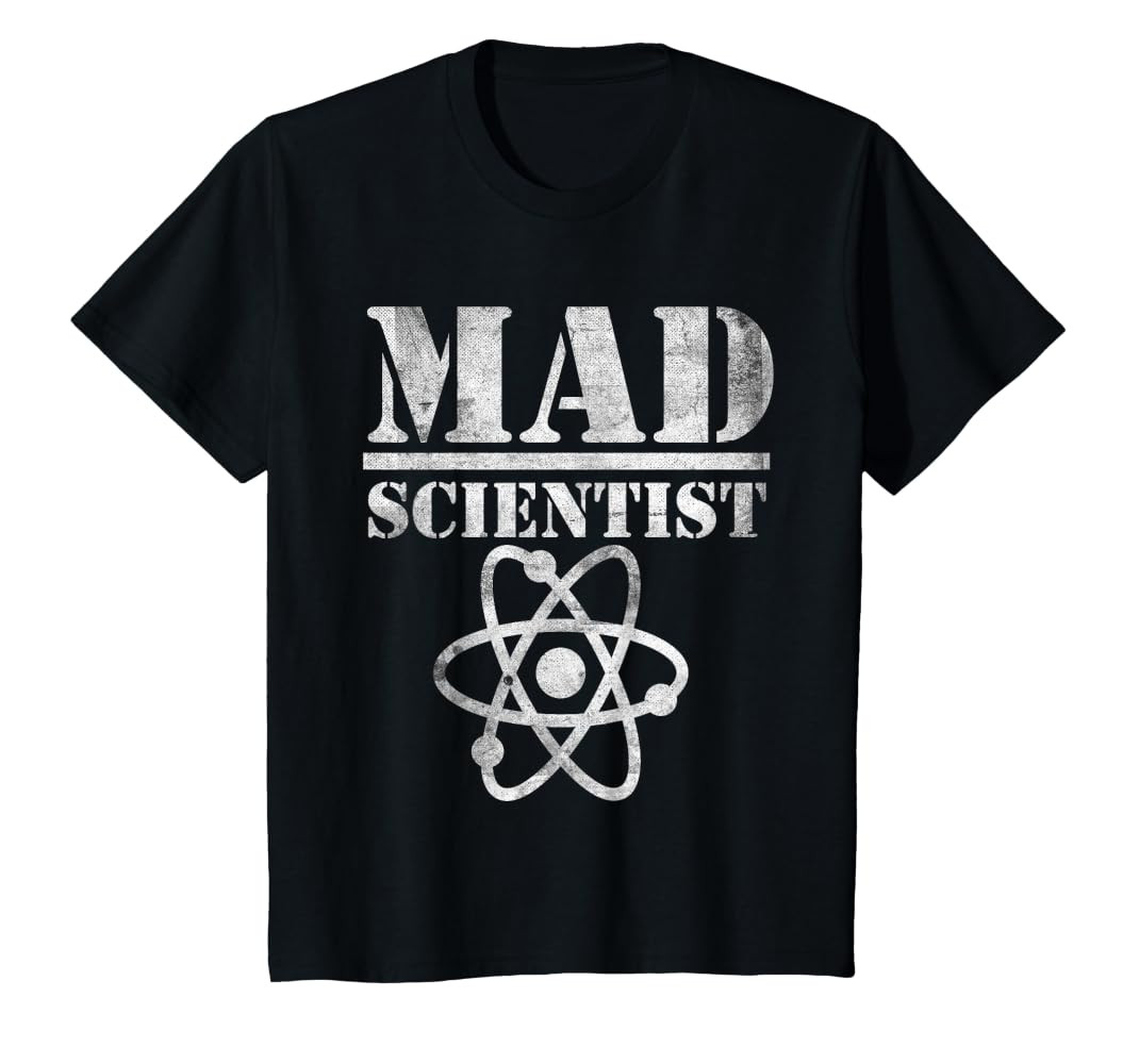 Mad Science Scientist Atom Nerd Chemistry Physics Technology T-Shirt | Amazon (US)