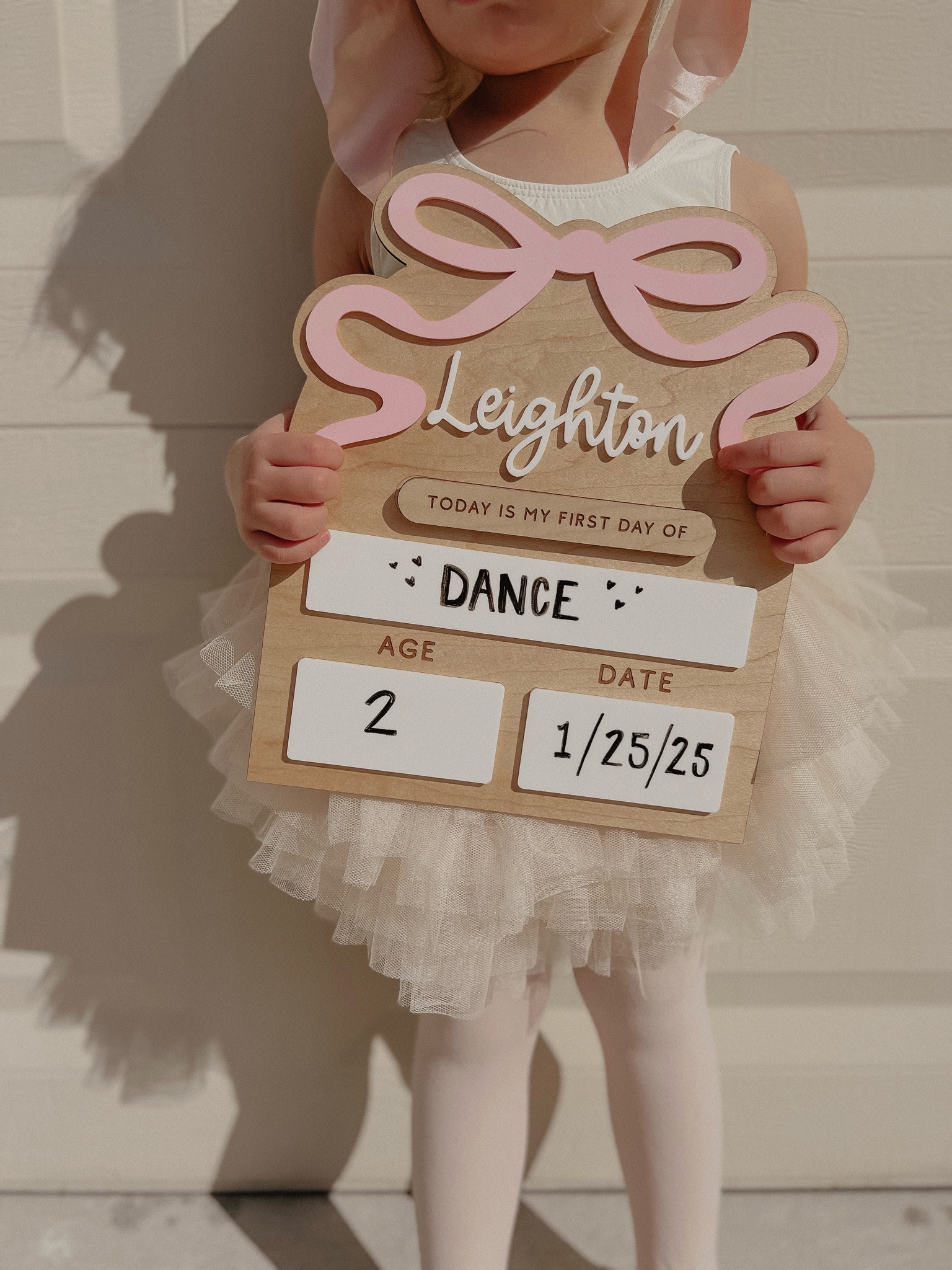 First day milestone sign. 🎀

#LTKFamily #LTKKids