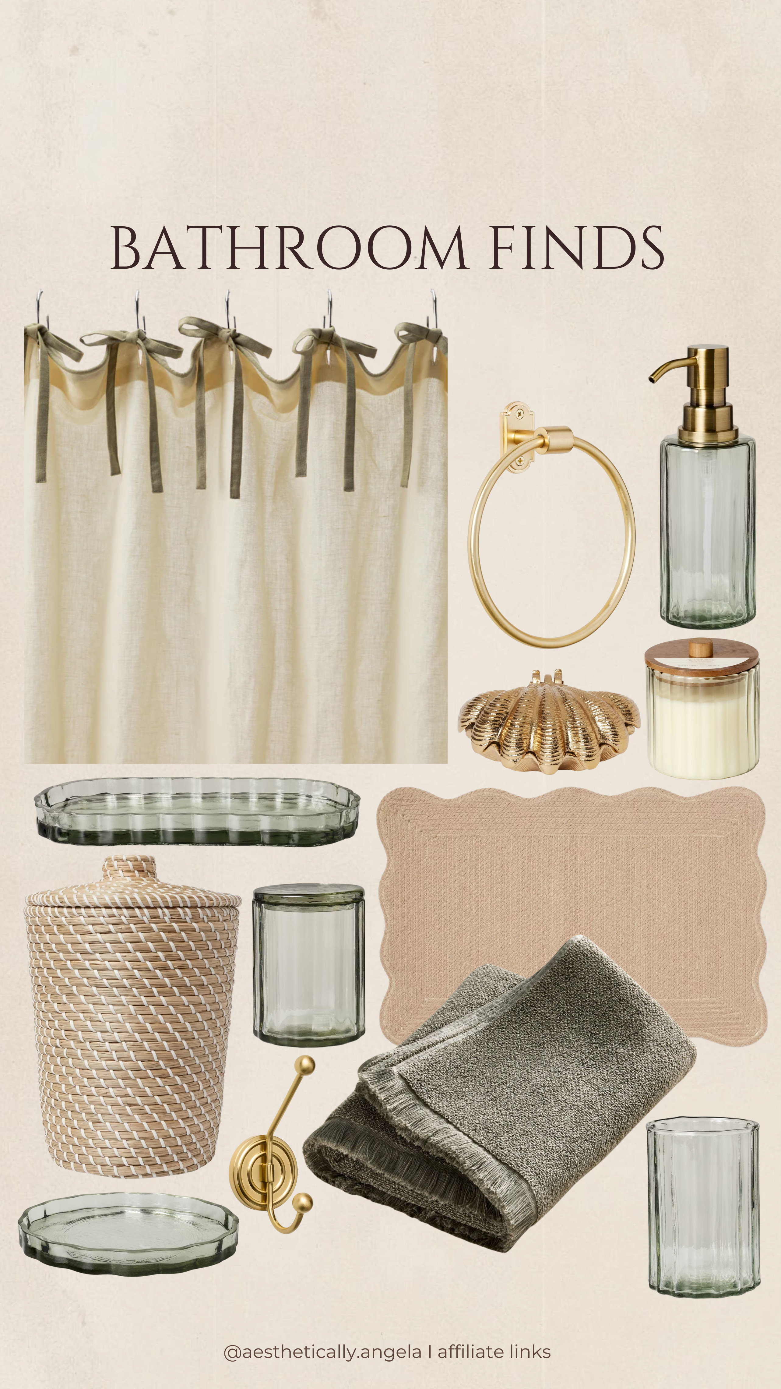 Bathroom finds for a summer refresh! 🐚🤍🌿 This McGee & Co. shower curtain is currently on sale for Memorial Day.

#LTKSeasonal #LTKHome #LTKSaleAlert