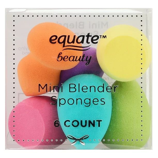 Equate Beauty Mini Blender Sponges, 6 Pcs - Walmart.com | Walmart (US)