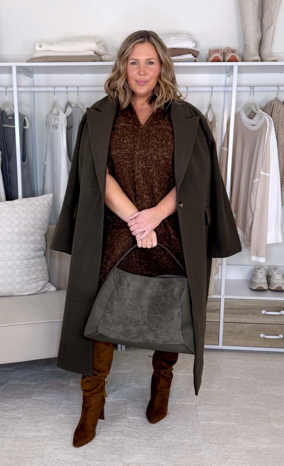 Wearing a 2X in this dress and coat! 

Plus size fashion, trendy outfit ideas, Walmart fashion, midsize fashion, ootd, affordable fashion, winter outfit ideas

#LTKPlusSize #LTKOver40 #LTKMidsize