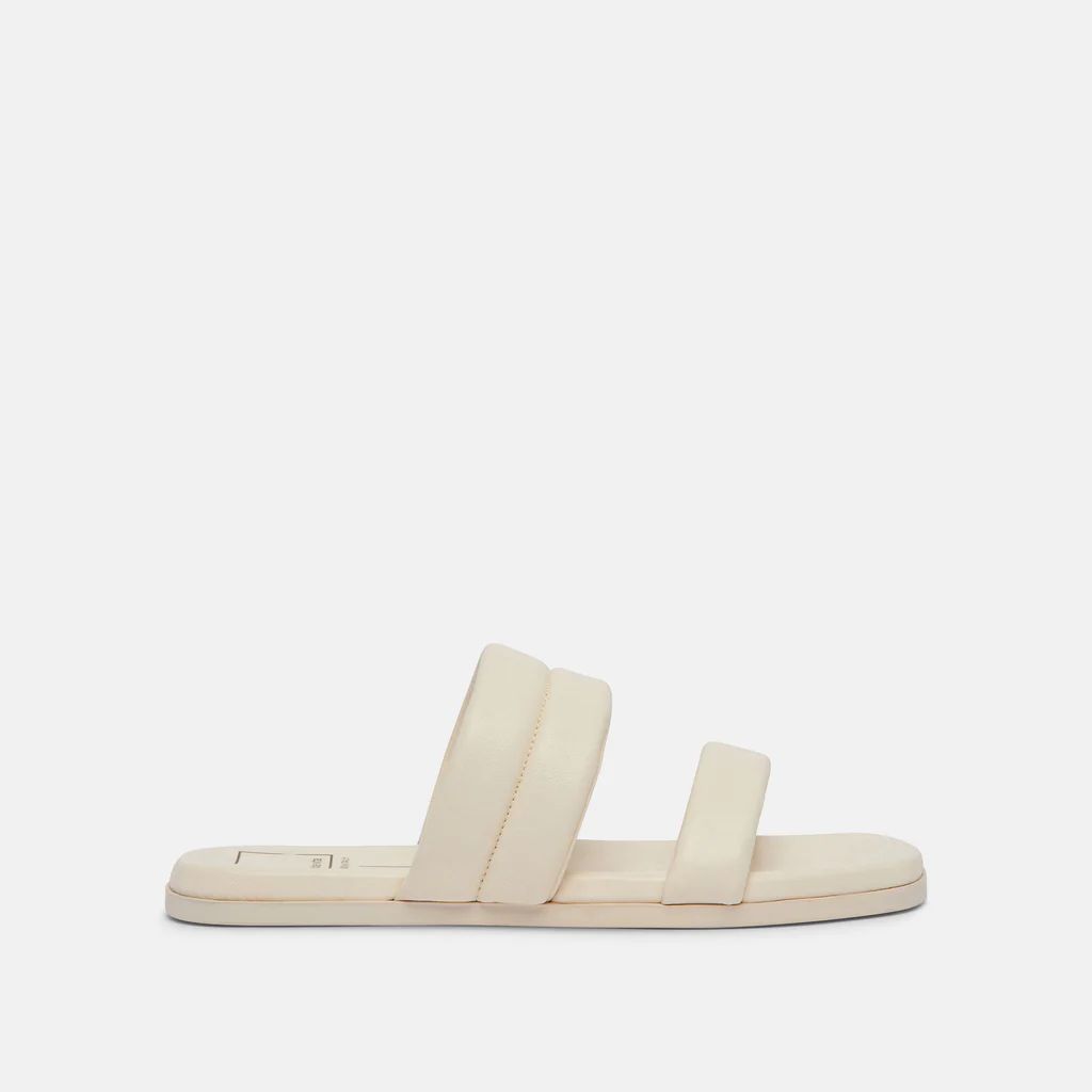 ADORE SANDALS IVORY LEATHER | DolceVita.com