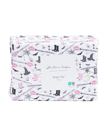 Witches And Boots Sheet Set | TJ Maxx