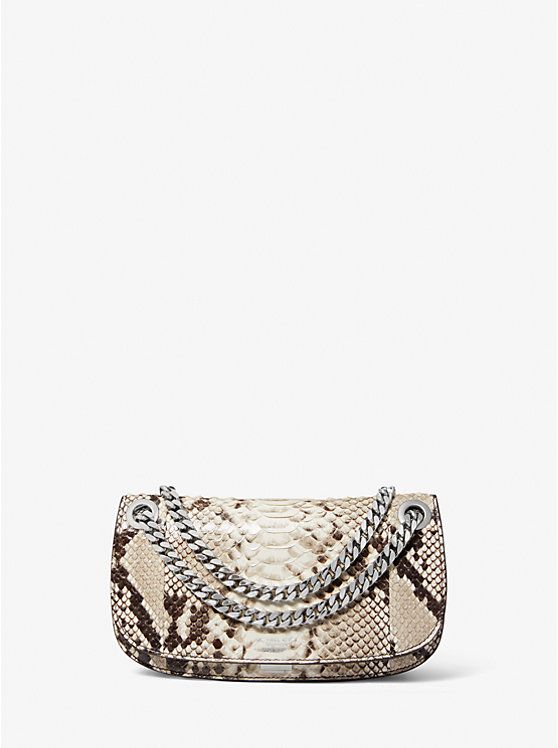 Christie Mini Python Embossed Leather Envelope Bag | Michael Kors US