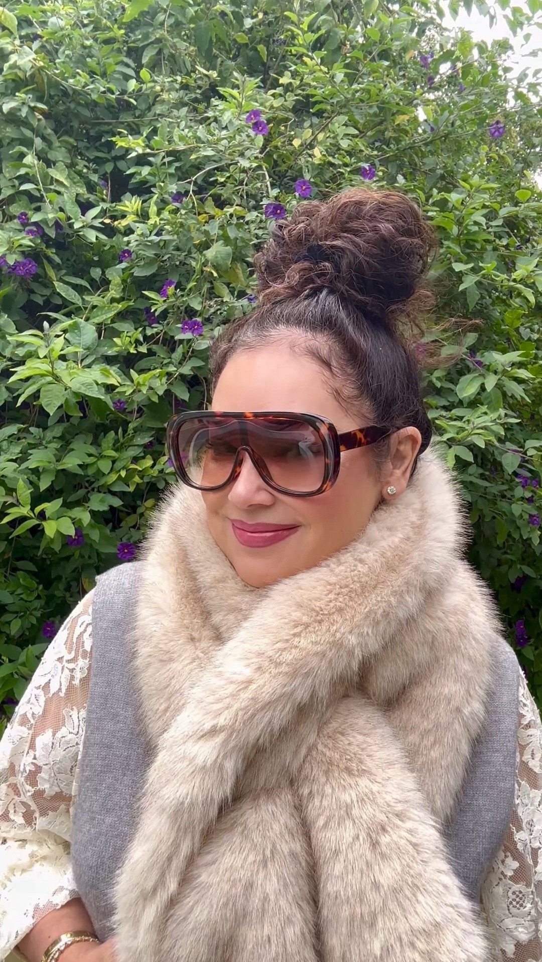 This lace pussybow blouse is doing all the talking — soft, feminine, and undeniably chic. I layered it with an oversized vest, plaid pants with ankle ties (because details matter), and finished it off with my Daniella Shevel caged mules and a YSL clutch.

Outfit done. Mood set. Ready to bust a move and take on the day. 💃
I’ve linked the full look for you in LTK — go shop it, you deserve to feel this good. 😉

#styleover50 #over50andFabulous #MidlifeWomen #over50fashion #womenover50

#LTKOver40 #LTKgrwm #LTKootd