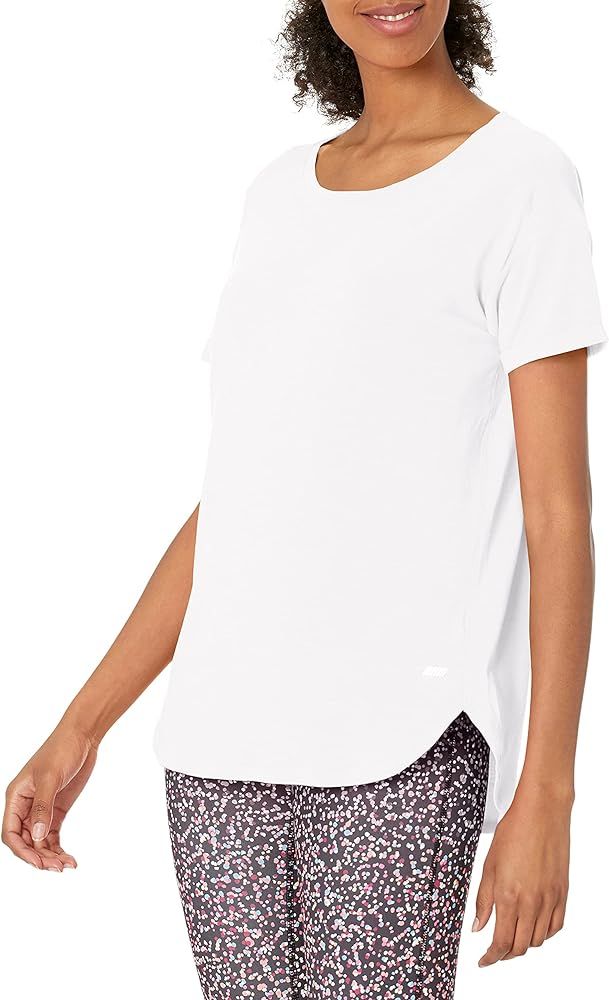 Amazon Essentials Women's Studio Relaxed-Fit Lightweight Crewneck T-Shirt (Available in Plus Size... | Amazon (US)