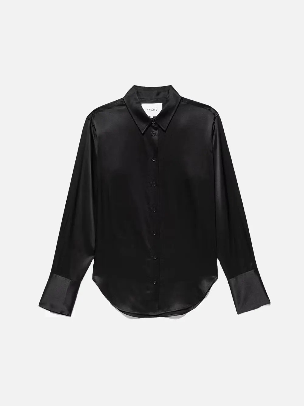 The Standard Shirt  in  Noir | Frame Denim