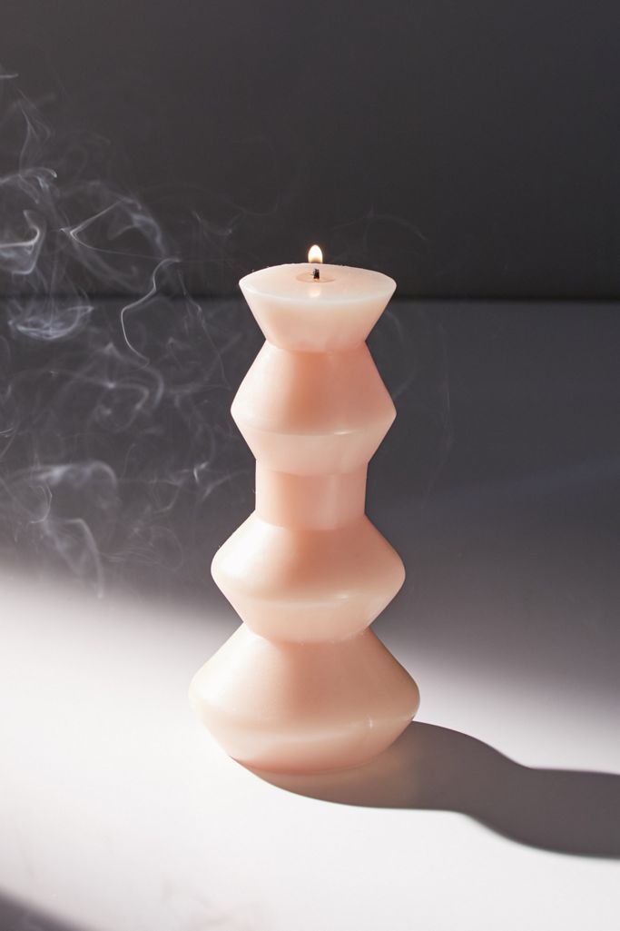 Illume Medium Geo Pillar Shaped Candle | Urban Outfitters (US and RoW)