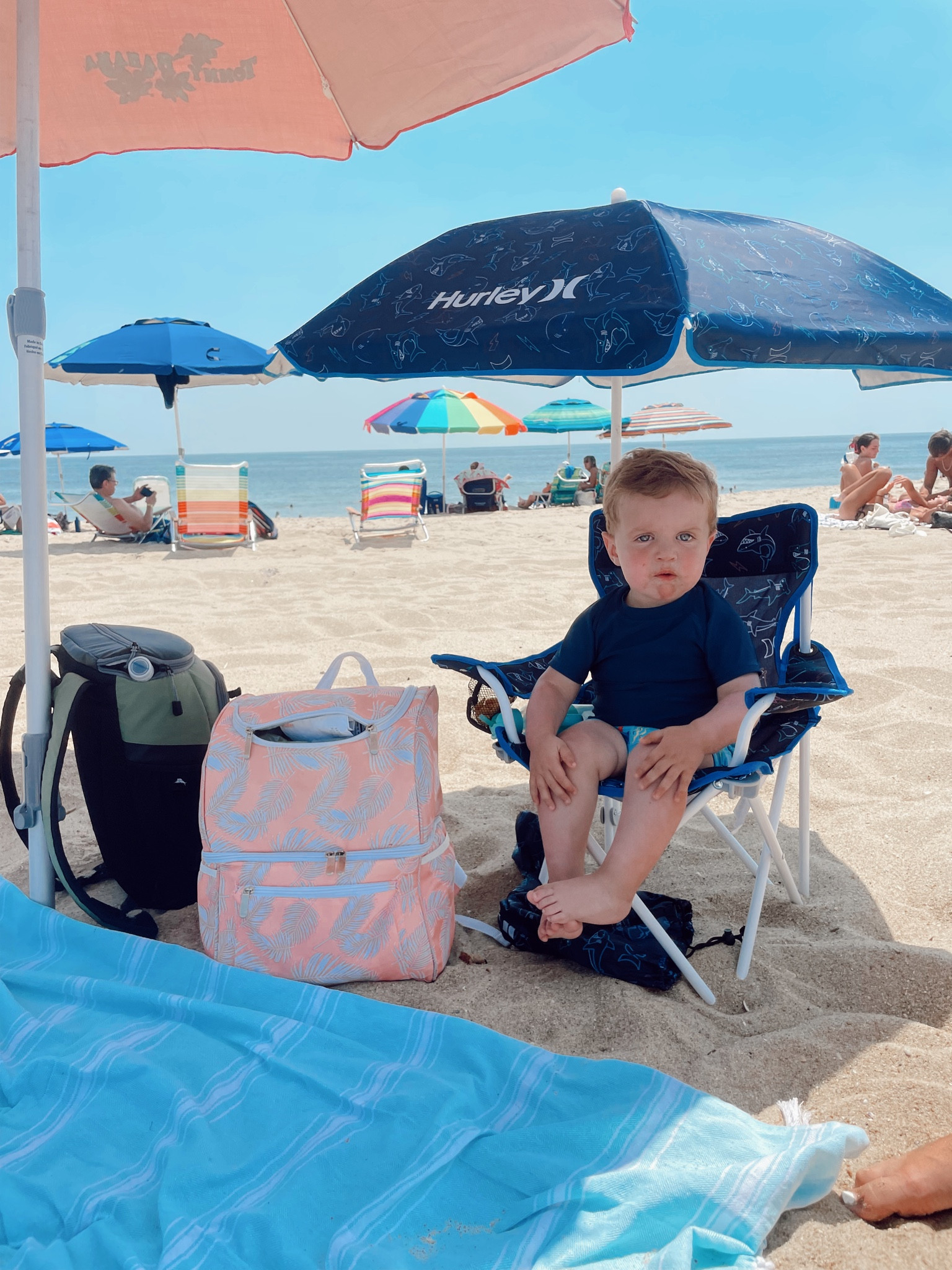 baby beach chair with umbrella ☂️ 

#LTKbaby #LTKunder50 #LTKfamily