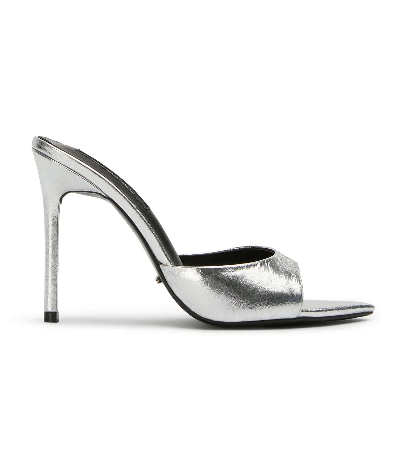 Malibu Silver Vintage Metal Heels | Tony Bianco US
