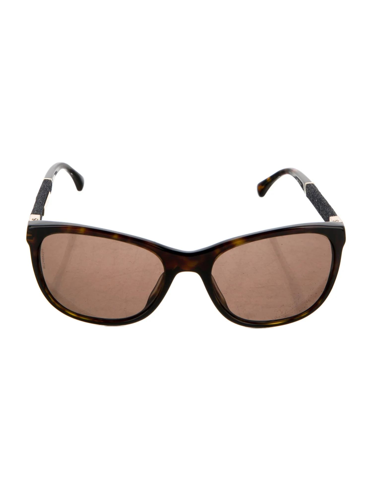 Interlocking CC Logo Square Sunglasses | The RealReal
