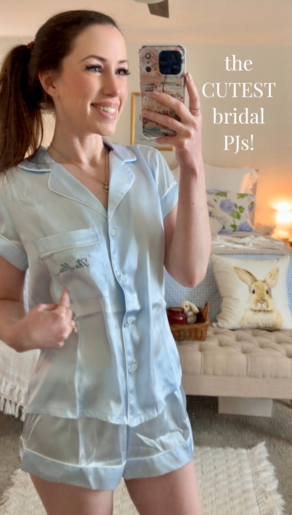 “the Mrs.” embroidered are you kidding meeee!! 

#LTKWedding #LTKdayinmylife #LTKootd