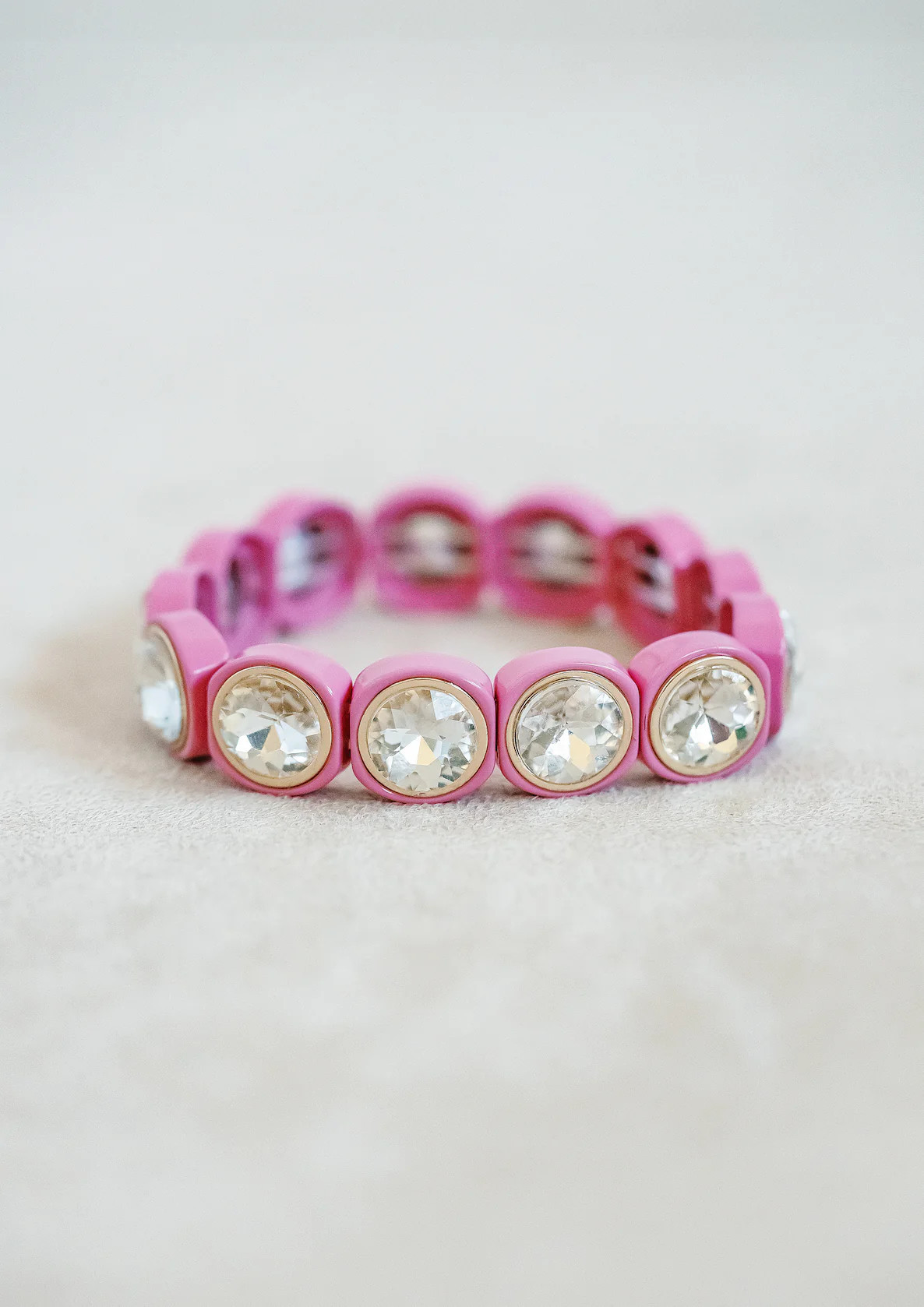 City Girl Round Bracelet - Raspberry | Smith and Co. Jewel Design
