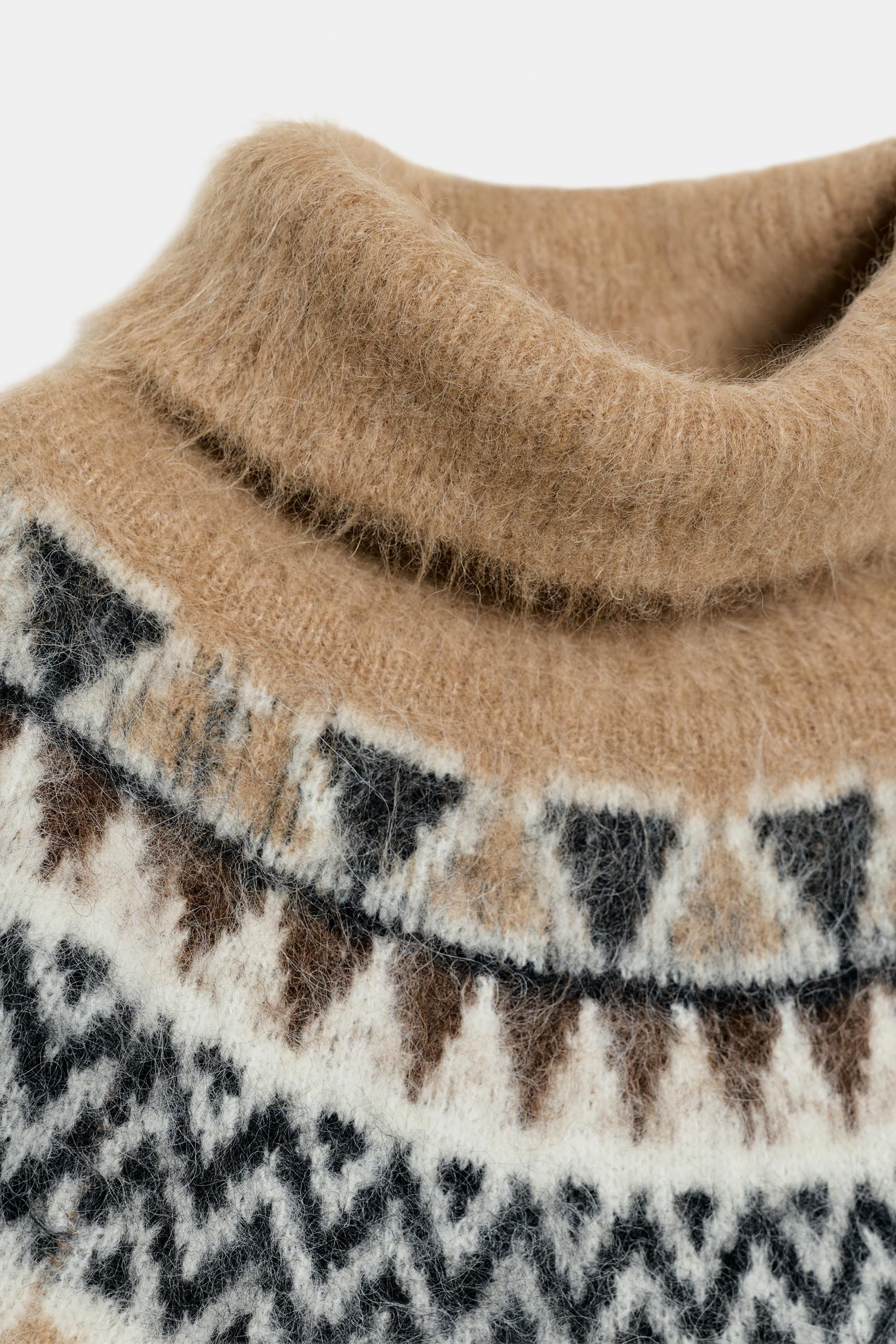 ALPACA JACQUARD JUMPER | Zara US
