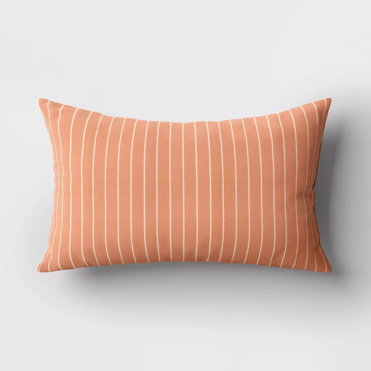 10"x17" Pin Stripe Rectangular Outdoor Lumbar Pillow - Room Essentials™ | Target