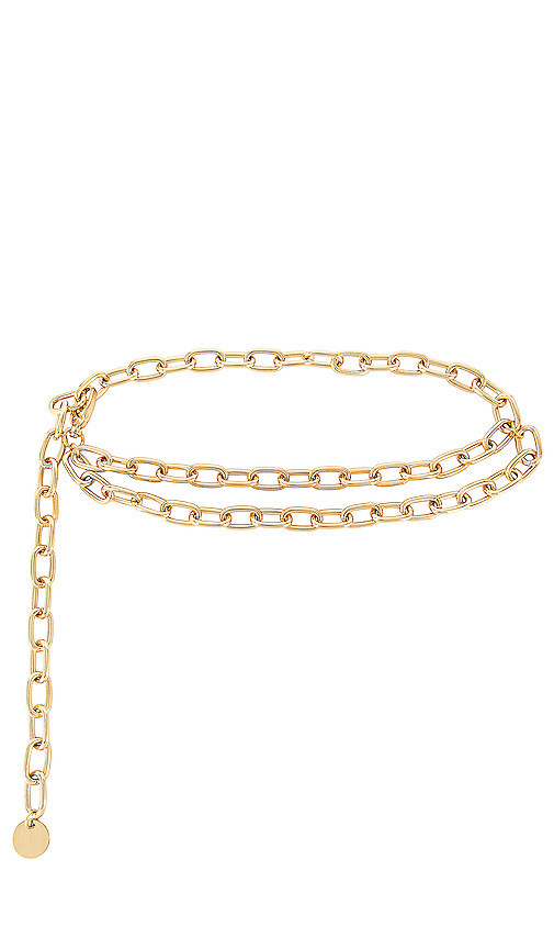 B-Low the Belt Maisie Chain Belt in Gold. Size all. | Revolve Clothing (Global)