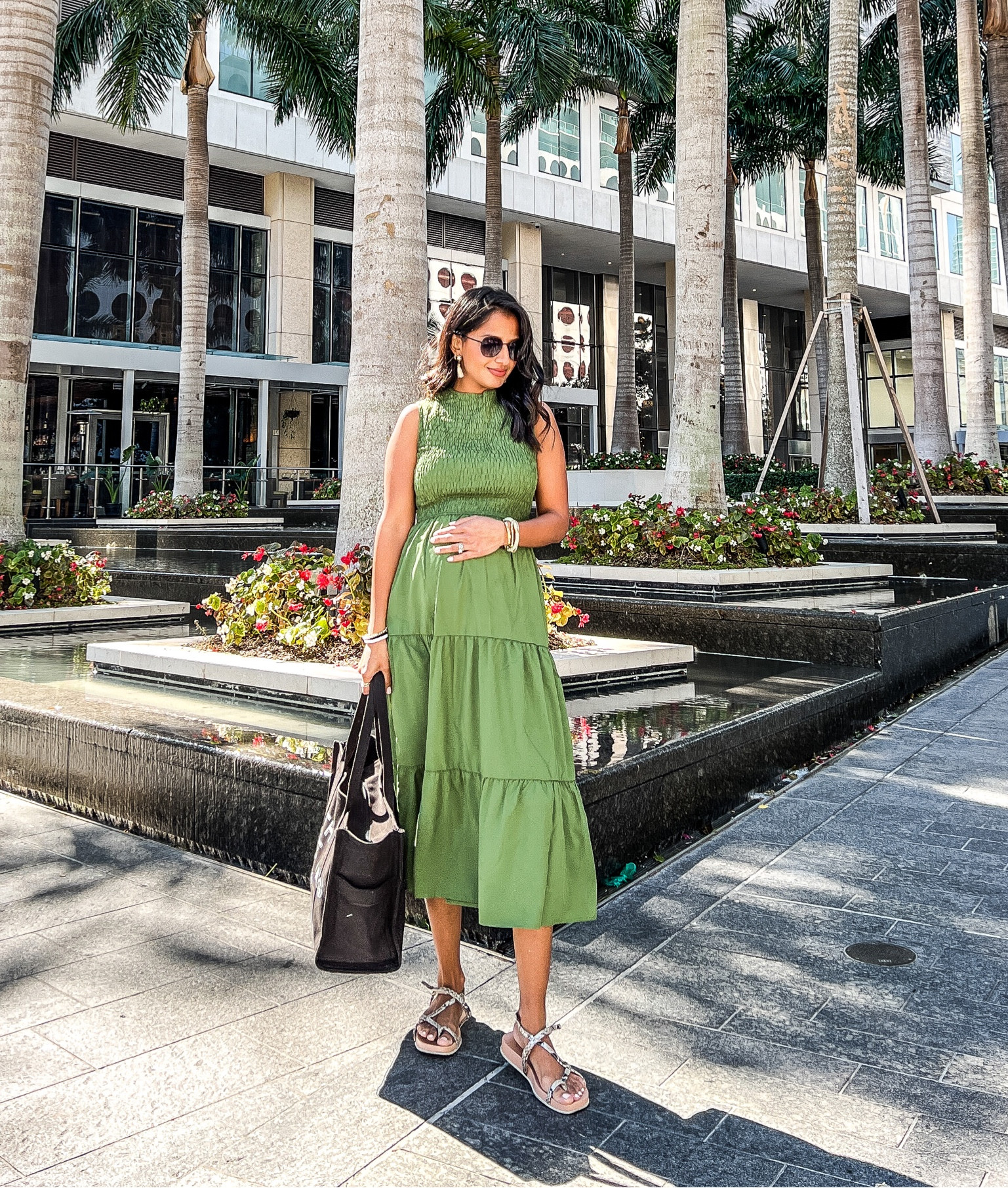 sleeveless version of the cutest and comfiest Amazon dress - easy to dress up or down!! TTS and I’ll be able to wear after baby arrives as well 💚#amazonfashion #maternitydress #pregnancyoutfits #affordablefashion #easyoutfit

#LTKfit #LTKbump #LTKstyletip