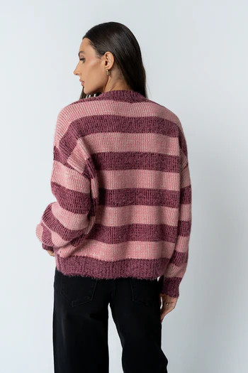 Russel Oversized Sweater in Pink | Böhme US