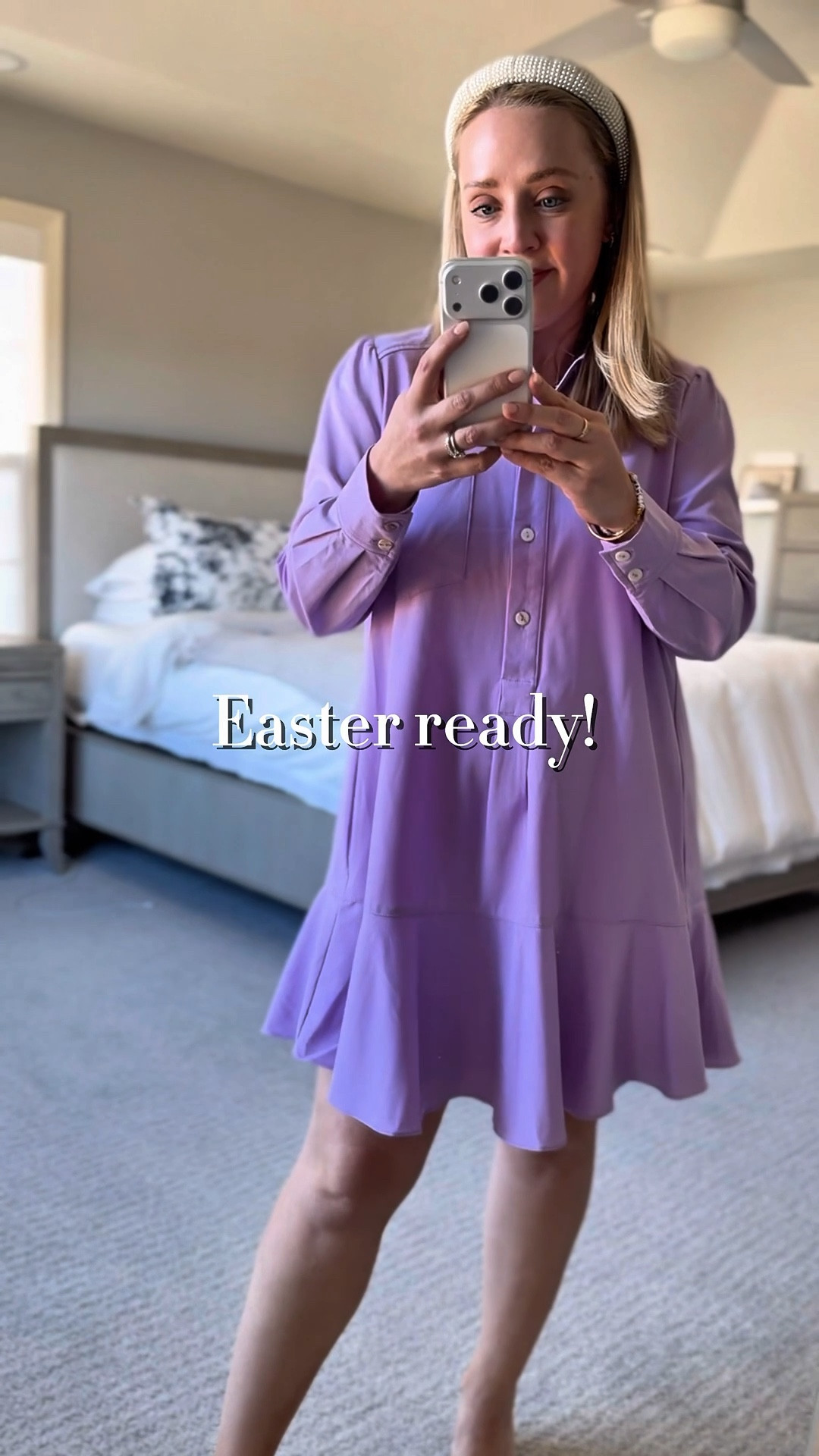 This flowy dress is a closet staple! Not available in the lilac, but other colors and a sleeveless option. Definitely suggest a size down! Shoes are really comfortable and don’t rub. Fit tts and I love the satin. 

Spring dress, spring outfit, Tuckernuck, Easter 

#LTKPetite #LTKootd