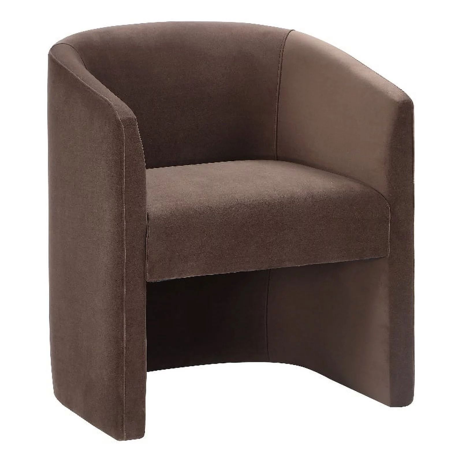 Iris Upholstered Dining or Accent Chair in Cocoa Velvet | Walmart (US)