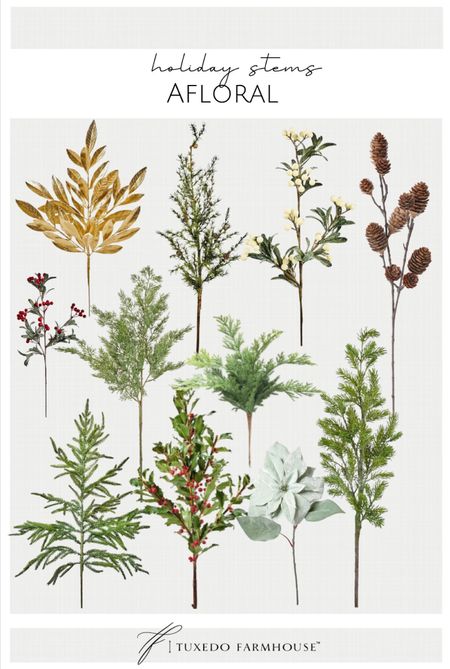 Holiday stems from Afloral! 



Holiday decor, Christmas decor, stems, stem arrangements, Christmas, pinecone, cranberry, gold leaf, Nordic 

#LTKhome #LTKHoliday #LTKsalealert