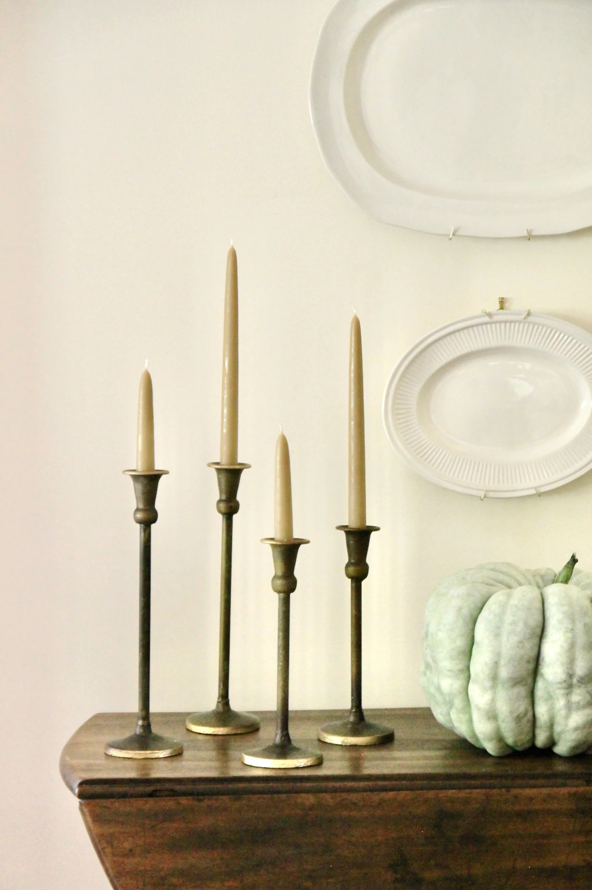 Hand Dipped Taper Candle | Cashmere Gold | JSH Home Essentials
