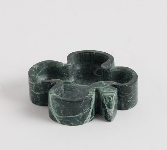 Marble Four Leaf Clover Catchall | Pottery Barn (US)