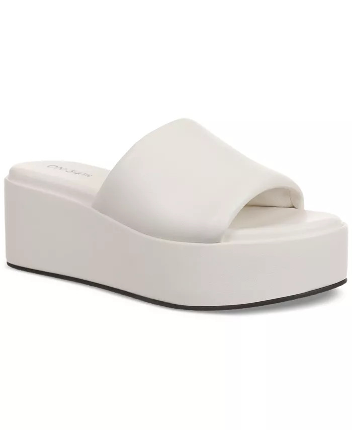 Women's Blliss Slide Flatform Sandals, Created for Macy's | Macy's