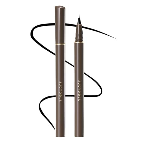 JUDYDOLL Ultra-Fine Liquid Eyeliner-Precision Tip for Wing Line, Smudge-Proof, Quick-Drying, Waterproof, Easy to Get Inner Corner Lined, Hooded Eyes-Friendly (#01 Black) | Amazon (US)